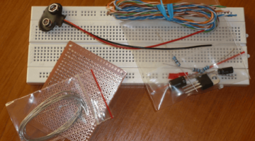 LED power supply with LM7805 integrated circuit