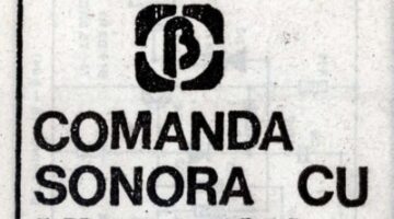 	Comanda sonora cu microfon - I.P.R.S. Baneasa - Prospect SME8411