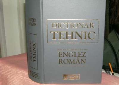 Dictionar tehnic englez-roman