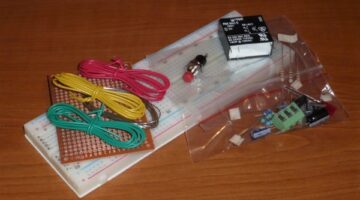 Impulse switch made with transistors