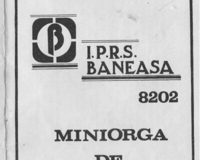 Miniorga de lumini - I.P.R.S. Baneasa - Prospect 8202
