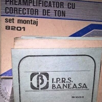 Preamplificator cu corector de ton I.P.R.S. Baneasa - Prospect 8201