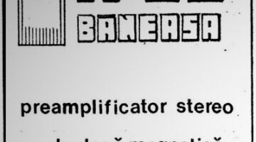 Preamplificator stereo de doza magnetica - I.P.R.S. Baneasa - Prospect SME8902