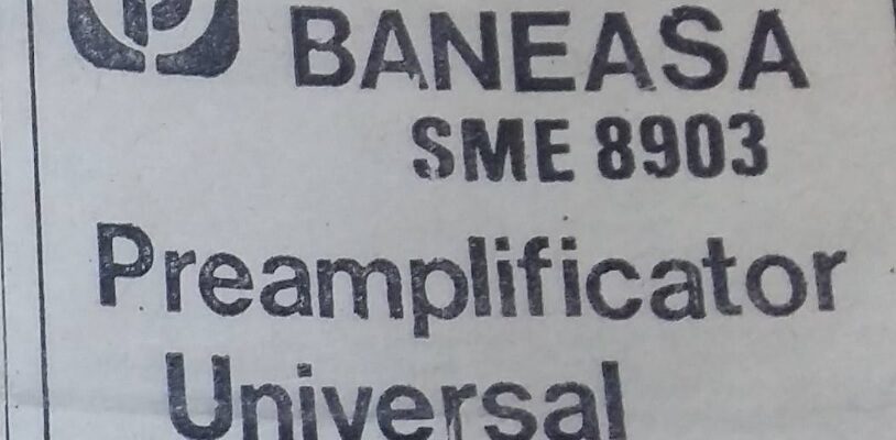 Preamplificator universal - I.P.R.S. Baneasa - Prospect SME8903