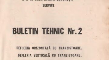 Buletin tehnic - Electronica Bucuresti Nr.2