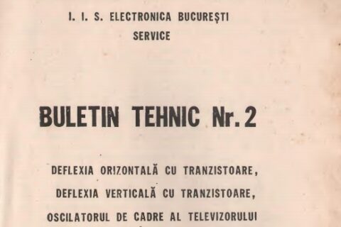 Buletin tehnic - Electronica Bucuresti Nr.2