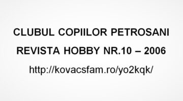 Petrosani Hobby Magazine - no. 10 - 2006 - RST (Readability-Strength-Tone) reporting system