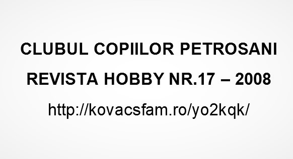 Revista Hobby Petrosani – nr17 – 2008