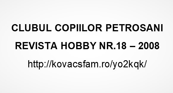 Revista Hobby Petrosani – nr18 – 2008