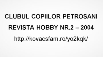 Revista Hobby Petrosani - nr2 - 2004 - Primul condensator