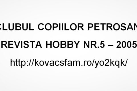 Revista Hobby Petrosani - nr5 - 2005