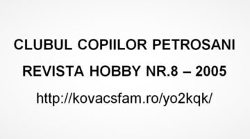 Revista Hobby Petrosani - nr8 - 2005 - Ce sunt cardurile QSL?
