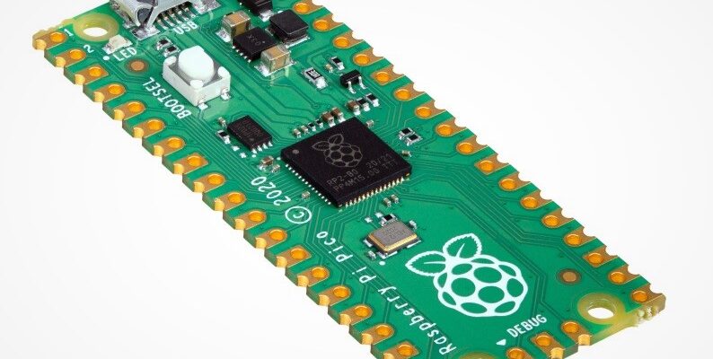 Raspberry Pi Pico - The first board based on a microcontroller designed by Raspberry Pi