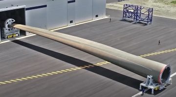 How are wind turbine blades recycled?