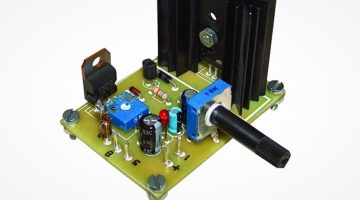 How to build a 1.25-20Vdc / 4A voltage stabilizer?