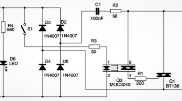 How to build a static switch (relay) for the 230Vac network?